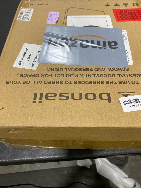 Photo 1 of Bonsaii Paper Shredder for Home Use, 8-Sheet StripCut Home Office Shredder, CD/Credit Card Shredder Machine with Overheat Protection, 3.4 Gallons Wastebasket