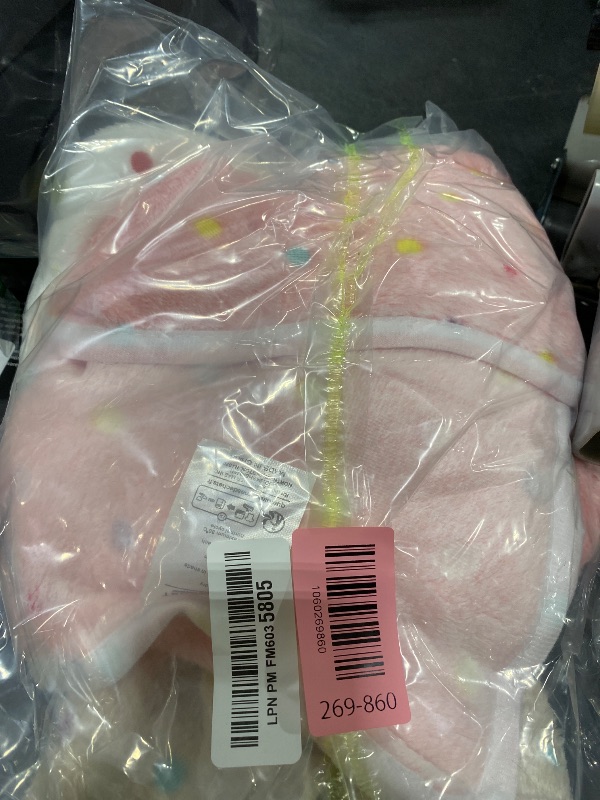 Photo 1 of 1 Pack 3 Blankets Super Soft Cute Dot Pattern Pet Blanket Flannel Throw for Dog Puppy Cat Beige/Brown/Pink Medium