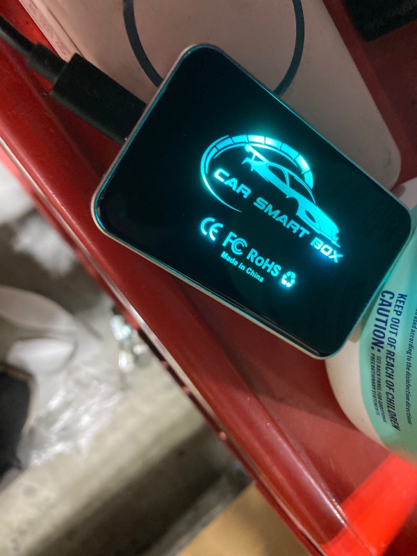 Photo 1 of FAIMEE AI Box Wireless CarPlay & Auto Adapter - Plug & Play, Dual-Band WiFi, Bluetooth 5.0, 4K Video Support, Android 12.0 System, Compatible with Factory CarPlay & Android Auto ?4GB RAM+32GB ROM?