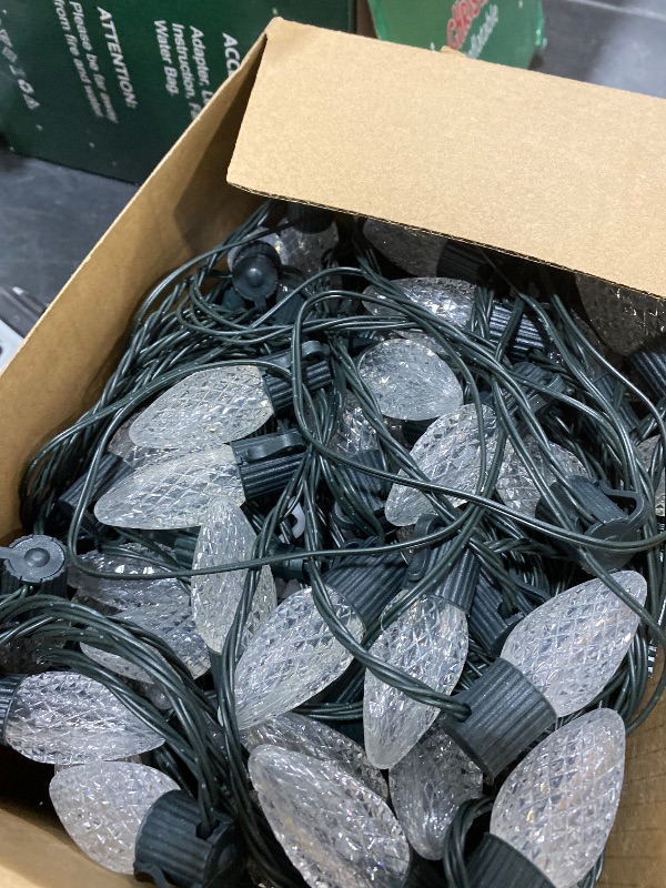 Photo 1 of Brightown C9 LED Christmas Lights Outdoor, 200LED RGB Smart Christmas Tree Lights Music Sync DIY APP Controlled, Waterproof Connectable C9 String Lights for House Indoor Patio Xmas Decoration