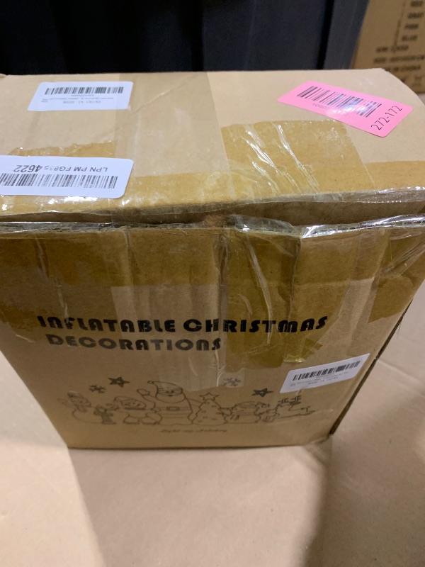 Photo 1 of 6FT Highland Cow Christmas Inflatables: Santa Claus with Highland Cow, Santa Blow Ups Outdoor Decorations Garden Decor, Built-in LED Lights, Cute Farm Animals for Outside Yard Lawn Xmas Party