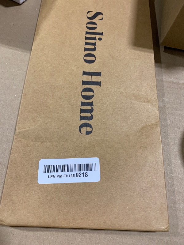 Photo 1 of Solino Home Linen Table Runner 72 Inches Long - Athena, 100% Pure Linen Light Natural Table Runner 14 x 72 Inch for Dining, Spring, Easter