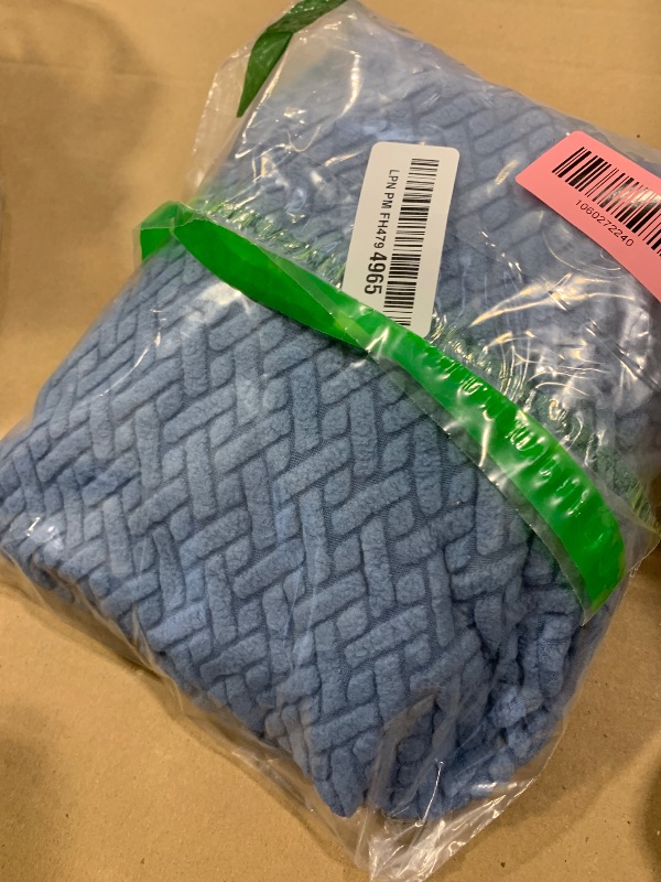 Photo 1 of 1pcs---Disayu Sofa Covers Couch Covers for Sofa Pet Friendly Couch Cushion Covers Universal Sofa Covers Washable Stretch Slipcovers for Sectional Sofa (Texture Blue,Back Cover L)