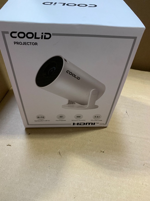 Photo 1 of [Built-in Apps & 2026 Upgraded] Mini Projector Support 4K 1080P Auto Keystone 180° Rotatable with WiFi 6 and Bluetooth 5.4, Projector Portable Compatibile with HDMI/TV Stick/Memory Stick/Laptop-Blue