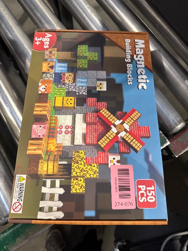 Photo 1 of 150 PCS Magnetic Blocks - Farm Animals Magnetic Building Blocks Cubes & Magnet Toys, Stacking Magnets, STEM Toys for School Acitivities, Ideal Christmas Birthday Gifts for Boys Age 3+ Years Old