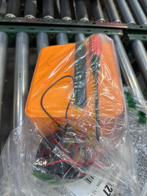 Photo 1 of 30 Miles Solar Electric Fence Charger with 15W Solar Panel,4 Gears Adjustable Output Power:0.3J,0.8J,1.1J,1.5J,24-Hour Protect Electric Fence for Livestock,Sheep,Horses,Cattle