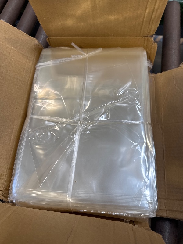 Photo 1 of joybest 1000 Pcs - 11 x 14 Inch Clear Resealable Cello Cellophane Bags, Plastic Self Sealing Polypropylene Bag for T Shirts, Photos, Documents, Prints