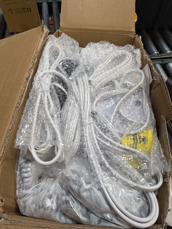 Photo 1 of Bearhug Electric Blanket King Size 100" x 90" Dual Controllers Heated Blanket, 10 Heat Settings, 1-12 Hour Auto Shut-Off, Faux Fur & Sherpa Dual-Sided, Machine Washable, Gift-Ready Elegant Packaging