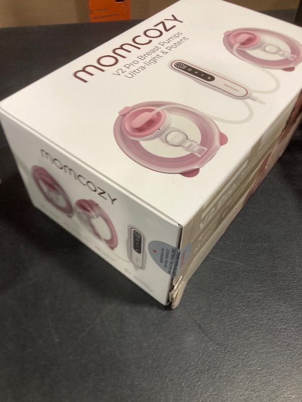 Photo 1 of Momcozy Wearable Breast Pump V2 Pro Ultra-Lightweight, Double Electric Breast Pump Hands-Free & Portable Pump with Upgraded Flange, Quiet & Leak-Proof Electric Pump for Pumping Moms
sealed 