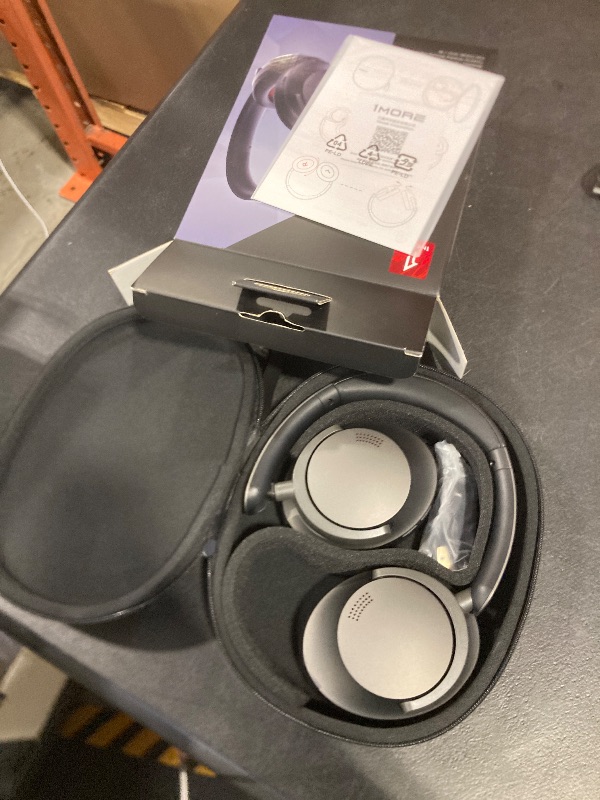 Photo 1 of 1MORE SonoFlow Active Noise Cancelling Headphones, Bluetooth Headphones with LDAC for Hi-Res Wireless Audio, 70H Playtime, Clear Calls, Preset EQ Via App, Black