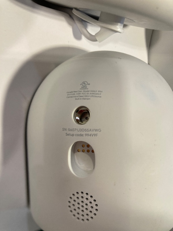 Photo 1 of Google Nest Cam with Floodlight - Outdoor Camera - Floodlight Security Camera, White, 1 Count (Pack of 1)