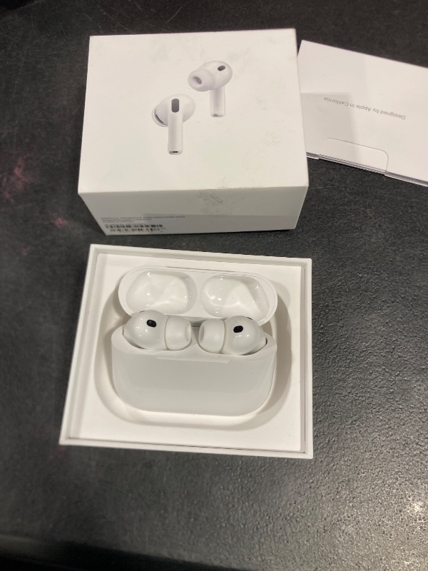 Photo 1 of Apple AirPods Pro 3 Wireless Earbuds, Active Noise Cancellation, Live Translation, Heart Rate Sensing, Hearing Aid Feature, Bluetooth Headphones, Spatial Audio, High-Fidelity Sound, USB-C Charging