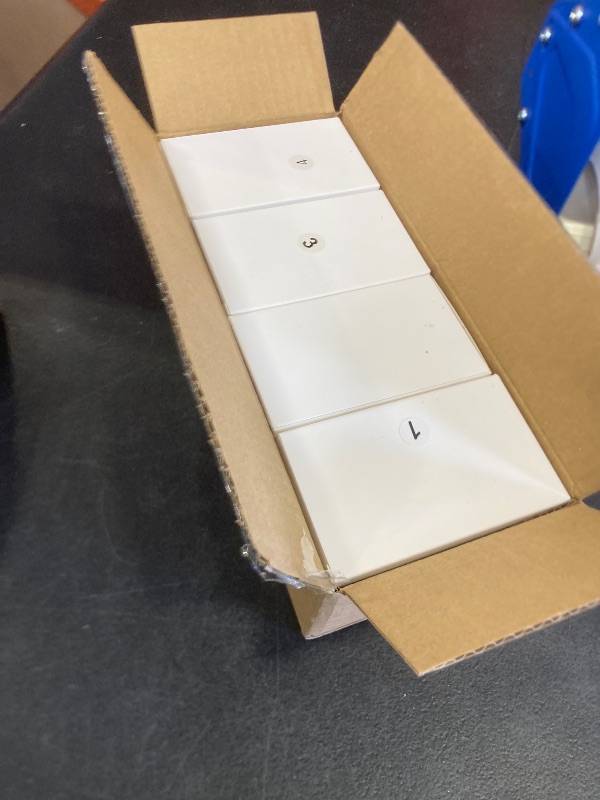 Photo 1 of 4 Pieces Glass Cupping Set Glass Silicone Cupping Cups Massage Vacuum Suction Cupping Cups for Body Face Leg Arm Back Shoulder Muscle and Joint Pain (Blue)