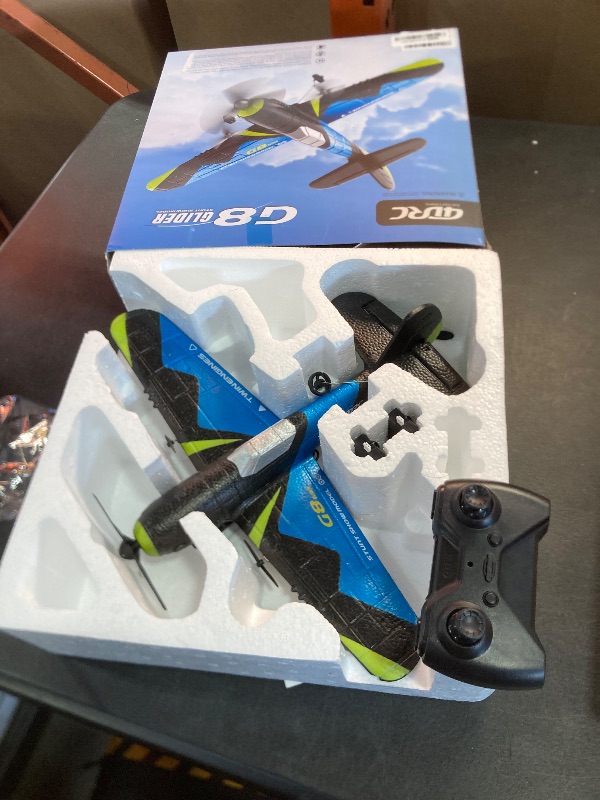 Photo 1 of 4DRC G8 Foam RC Plane Remote Control Airplane for Kids Adults, RC Airplane Helicopter Fighter Jet with 6-Axis Gyro, Light, Helicopter Plane Toy Gifts for Adults Kids Beginners