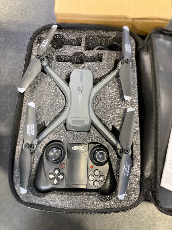 Photo 1 of 4DRC V14 Professional Drone with 1080P Dual Camera, Foldable HD FPV Mini Drone with 2 Batteries,Trajectory Flight Control,One Key Take Off/Land, Toys Gifts for Teen Boys Girls, Beginner