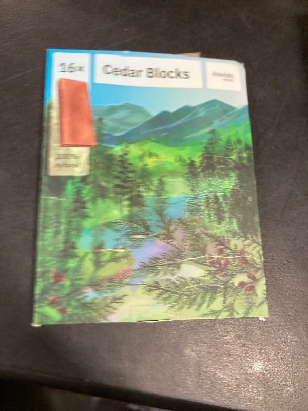 Photo 1 of 16 American Cedar Wood Blocks – Stop Clothes Damage - Wardrobe Freshener – Premium American Cedarwood Flowers for Fresh Scent in Drawers and Closets - Inovida