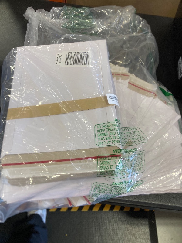 Photo 1 of 100 Pack Rigid Mailers 9x12 inches – Self Adhesive White Photo Mailers Large– Mailing Supplies for Documents, Photos, CDs, Magazines, and Literature