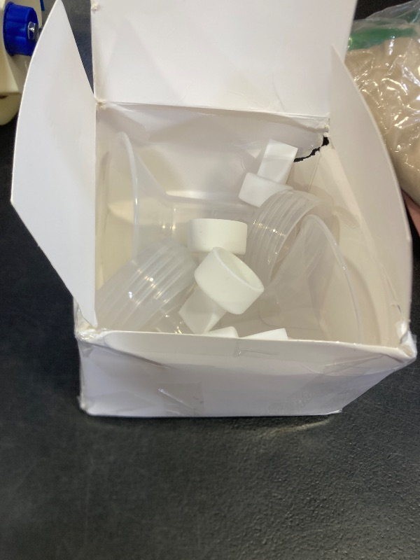 Photo 1 of 6 Piece Pump Part Set, 2pcs 24mm Flange and 4pcs Duckbill Valve Compatible with Spectra S1 S2 S9 Plus Synergy Gold Breast Pump, for Spectra Accessories Replacement