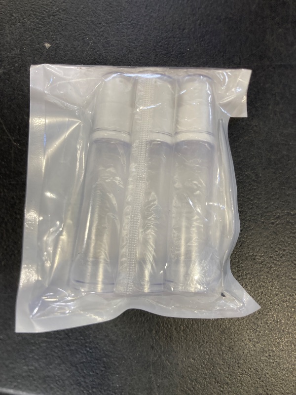 Photo 1 of 3Pcs 10ml Airless Pump Travel Bottles? Clear Plastic Refillable Lotion Dispenser, Leak-Proof Pump Bottle for DIY Foundation, Gel, Shampoo, Cream & Daily Toiletries, Essential for On-The-Go Use