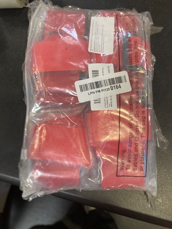 Photo 1 of 4 Pack Ski Carrier Straps Adjustable Shoulder with Cushioned Fastener Tape Strap Loop Strong for Adults Kids(Red)