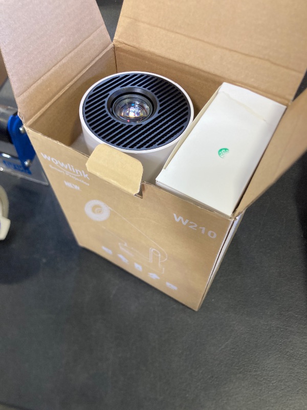 Photo 1 of [Built-in Apps & 2026 Upgraded] Mini Projector with WiFi 6 and Bluetooth 5.4 Support 4K 1080P Auto Keystone 180° Rotatable Projector Portable Compatibile with HDMI/TV Stick/Memory Stick/Laptop, White