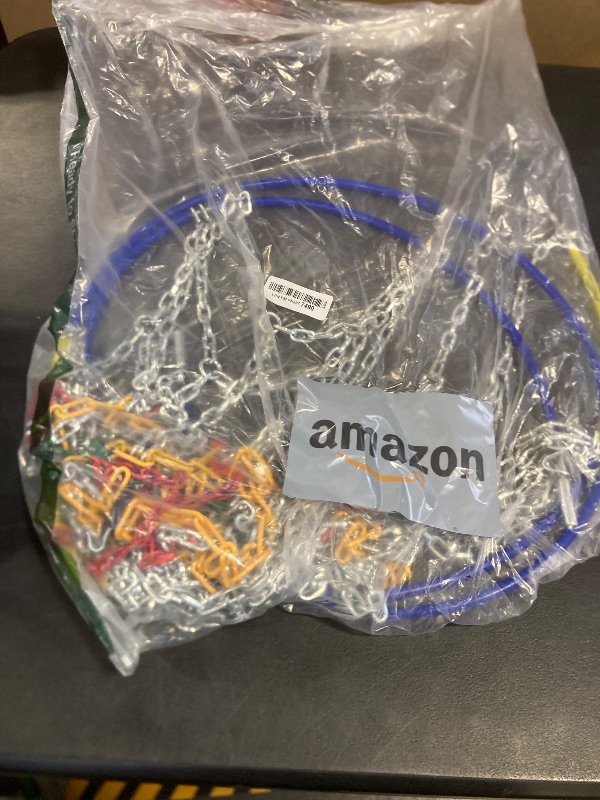 Photo 1 of 2 Packs Tire Chains Car Anti Slip Snow Chains for SUV/Truck/Car in Snow, Sand, Mud and Ice (KN90)