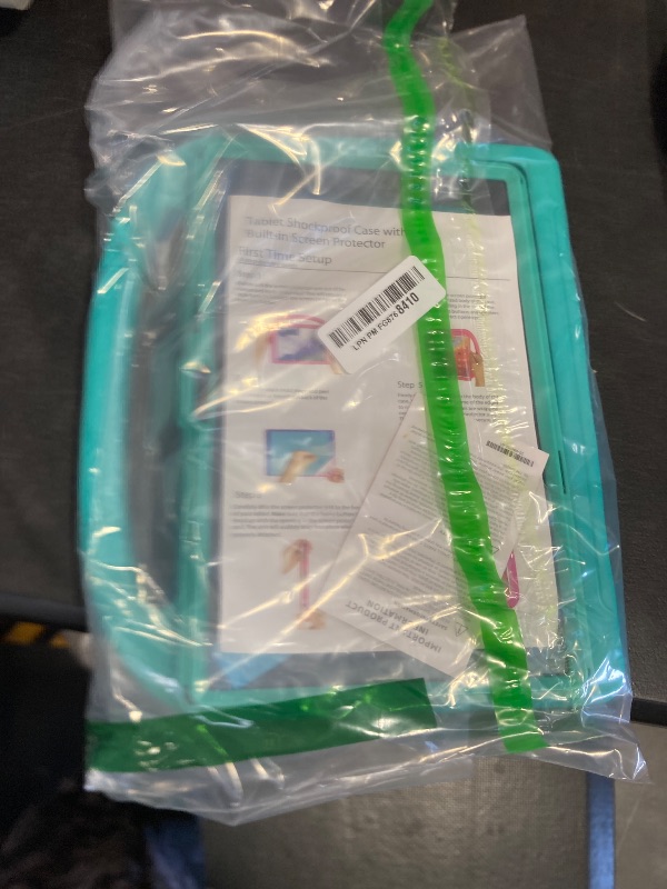 Photo 1 of 11in Tablet Case for Kids?Not Fit for iPad TCL 11 inch Tablets, Patamiyari Lightweight Shockproof Kids Case with Screen Protector Handle Stand -Turquoise