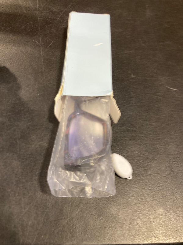 Photo 1 of livho Oversized Blue Light Blocking Glasses for Woman - Rectangle Fashion Glasses for Computer, Chic Preppy Frame