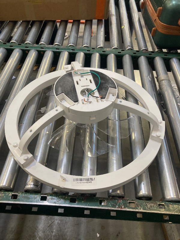 Photo 1 of LEDIARY 20 Inch Low Profile Ceiling Fans with Lights and Remote, Dimmable Modern Fan Light(3000K-6000K), 6 Speed, Reversible, APP & Remote Control, Flush Mount Ceiling Fan for Bedroom, White