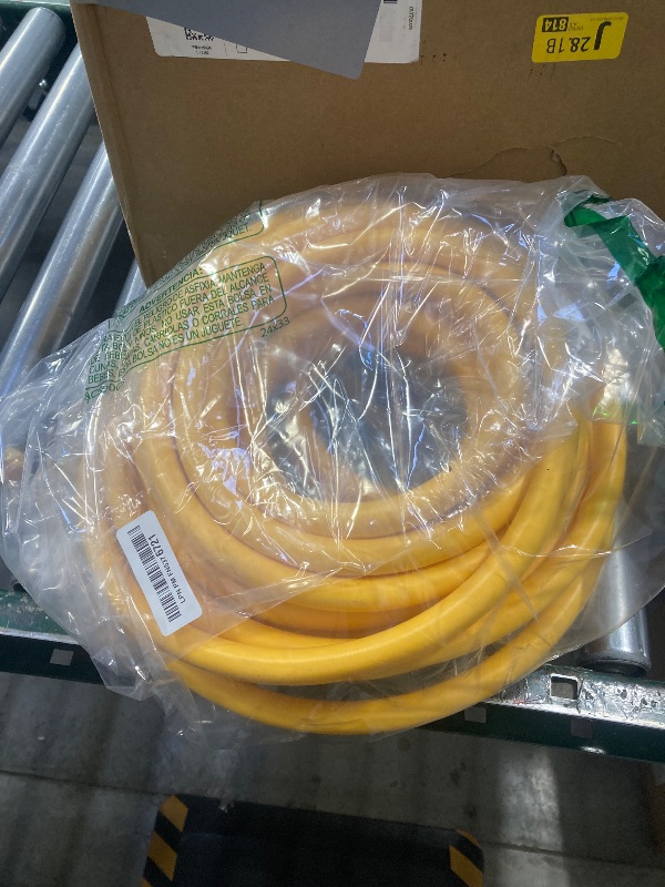 Photo 1 of 1/2 Inch x 50ft. Hybrid Air Compressor Hose with 1/2 in. MNPT Ends and Bend Restrictors