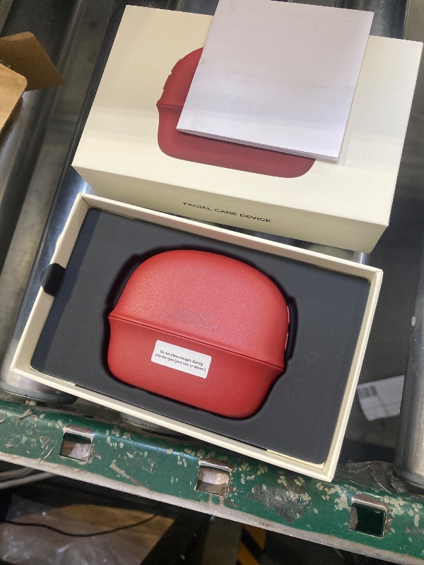 Photo 1 of ZDEER LED Red Light for Face & Neck Massager Facial Care Device – Electric Gua Sha Brass Tool with Heat & Vibration for Firming, Sculpting & Skincare, Red