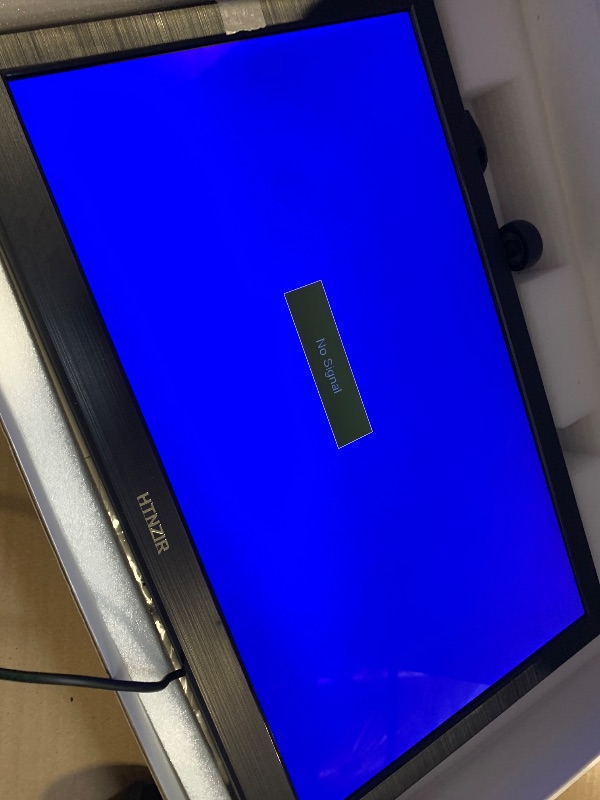 Photo 1 of HTNZIR 15.6 inch PC Monitor FHD IPS Display 1920 x 1080P LED Screen Desktop Monitor with HDMI/VGA/BNC/AV/USB/AV Port,Built-in Speakers, for CCTV Raspberry Pi PC