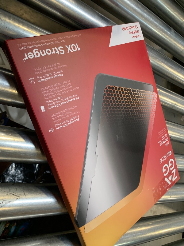 Photo 1 of ZAGG Glass XTR3 iPad Pro 13" (M4) Screen Protector - Advanced Hexiom Impact Technology, Recycled Glass, Blue Light Filter, Anti-Reflective, Easy Install, Protect Your Eyes & Screen