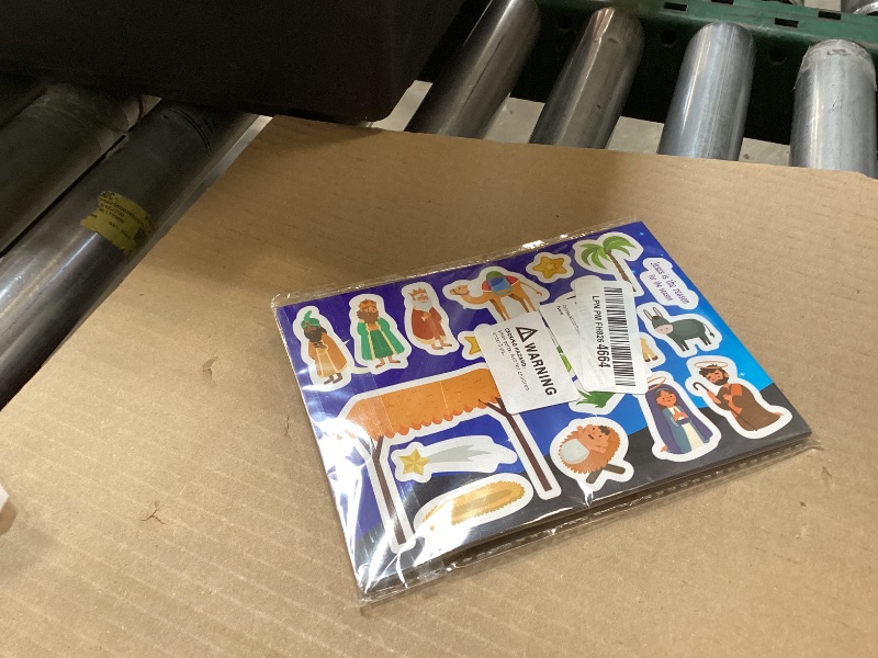 Photo 1 of 32 Sheets Christmas Nativity Stickers, Make a Nativity Scene Sticker Jesus Birth Stickers, Christmas Crafts for Kids, Religious Bible Scene Party Favor Christian Craft School Classroom Activity