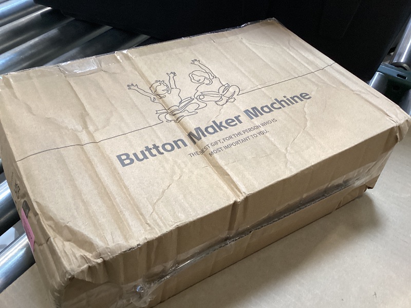 Photo 1 of 3FP 2026-Button Maker Machine 58mm, Professional Badge Making Kit with 50 Parts, No Installation DIY Badge Maker, Pin Press Machine, Kids Craft Kit for Crafts, Schools (White, 2.25 Inch)