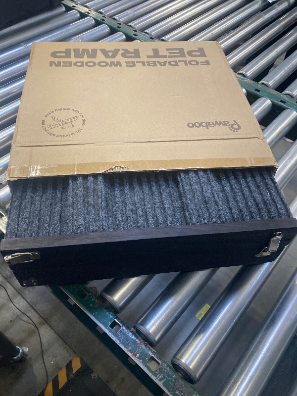 Photo 1 of 2026 Upgraded Dog Ramp for Couch, Foldable Small Dog Ramp for Sofa, 4 Adjustable Height from 13'' to 21", Portable Stable Pet Step with Non-Slip Pad, Pet Ramps Use for Couch Stairs, Black