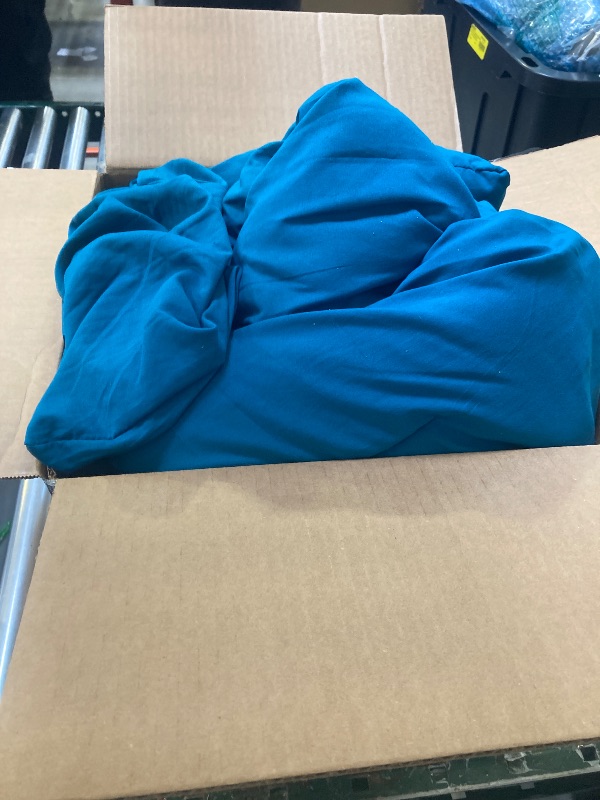 Photo 1 of Bedsure Queen Size Comforter Set, Teal Soft Prewashed Bedding for All Seasons, 3 Pieces GentleSoft™ Warm Down Alternative Bed Set, 1 Lightweight Comforter (90"x90") and 2 Pillowcases (20"x26")