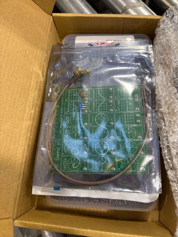 Photo 1 of AURSINC Upgraded NanoVNA-F V2 Vector Network Analyzer 50kHz-3GHz with RF Demo Tester Board, 4.3inch with 5000mAh, Measuring S-Parameters VoltagSWR, Phase, Delay, Smith Chart, RTC Realtime