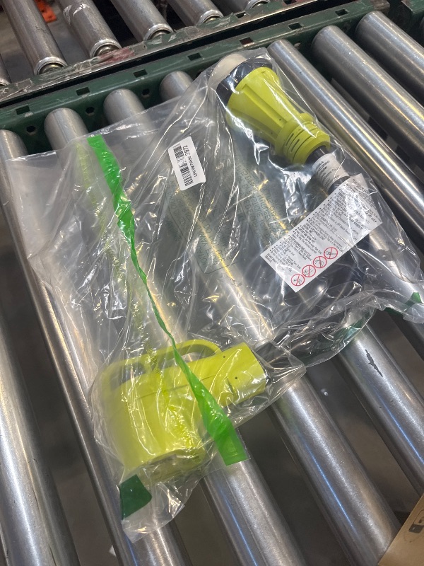 Photo 1 of 50 Amp Twist Lock Adapter with Grip Handle, NEMA SS2-50P Male to 14-50R Female Adapter, Heavy Duty RV Power Cord Adapter, 50 Amp Adapter for Generator Dryer Welder EV STW 6/3+8/1 AWG(1.5FT 125/250V)