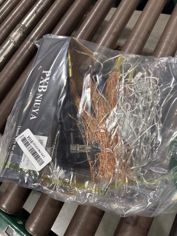 Photo 1 of 5 Pack Solar Starburst Sphere Lights, 200 LED Firework Light, 8 Modes Dimmable Waterproof Hanging Copper Wire Fairy Light for Patio Parties Halloween Christmas Decor (Warm White)