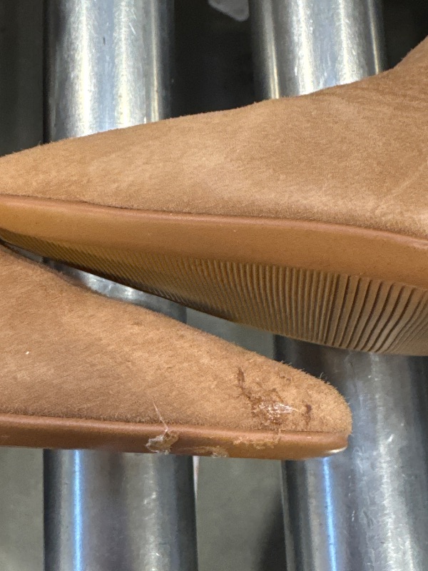 Photo 1 of Naturalizer Womens Deesha Pointed Toe Wide Calf Tall Boot Cafe Brown Suede 6 M