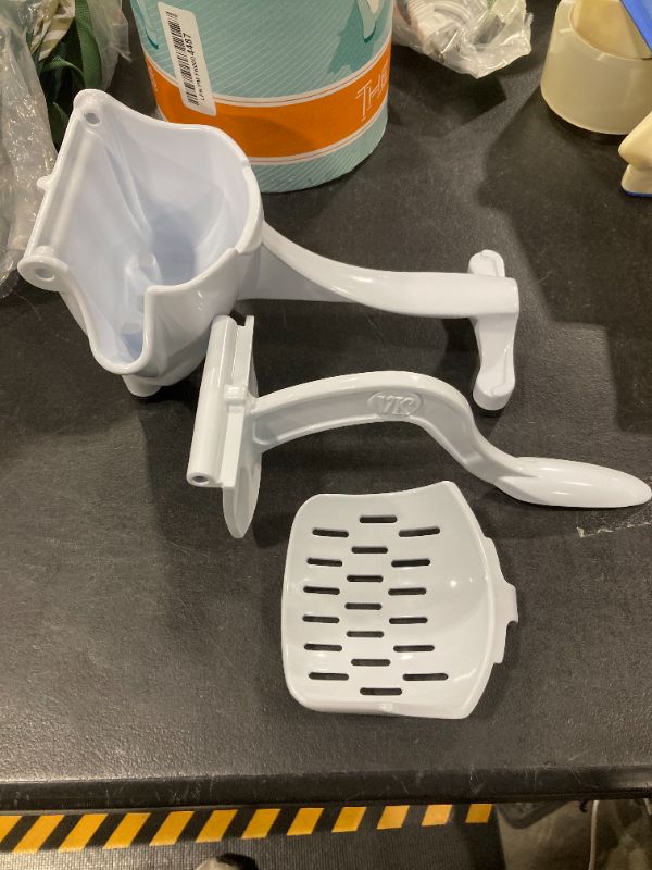 Photo 1 of Manual Juicer - The Original Press from Vintage Kitchen. Durable, Easy-to-Clean, Professional Citrus Juicer. Premium White Powder Coating - Dishwasher Safe. Press Lemons, Oranges, Limes and More