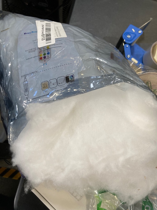 Photo 1 of 3D Big Cloud lightning Light Kit Music Sync Warm White Multicolor lightning Changing Strip Lights 360 Degree Wireless Remote APP NO DIY Coolest Decorations for Adults and Kids Indoor Home Bedroom