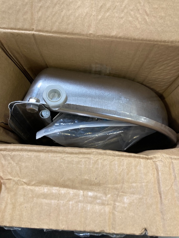 Photo 1 of Animal Water Dispenser - 304 Stainless Steel Automatic Water Dispenser for Dogs & Animals, 10.6"x9.8"x4.7", Auto-Refill, Leakproof Drain Plug, Extra Float, 100cm Hose