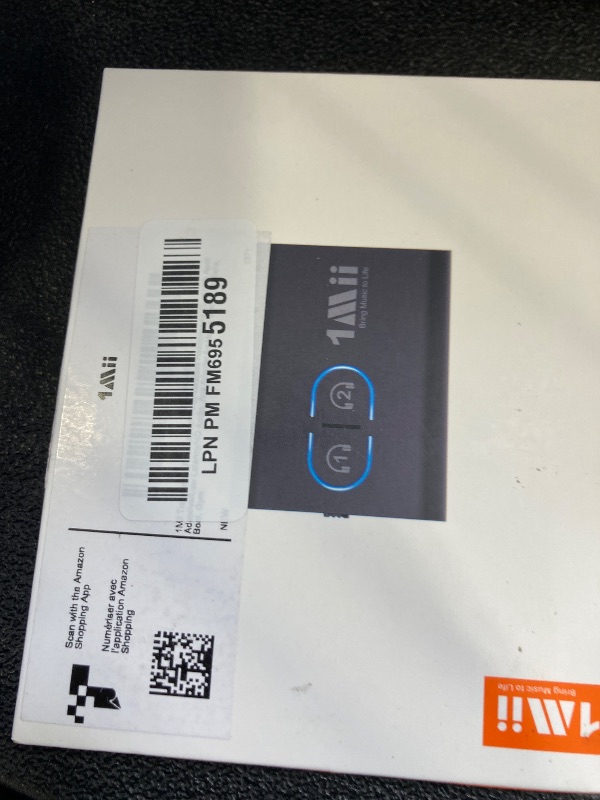 Photo 1 of 1Mii Bluetooth 5.3 Transmitter Receiver for TV to Wireless Headphones, Dual Link aptX Adaptive/Low Latency/HD Audio, Aux Bluetooth Audio Receiver Adapter for Home Stereo, Airplane, Boat, Gym