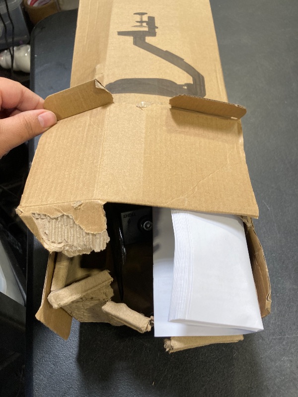 Photo 1 of Acer Single Monitor Mount, Fully Adjustable Monitor Arm Fits 17 to 34 Inch Screens, Gas Spring VESA Mount with C-Clamp & Grommet Base, Computer Desk Arm with Tilt Swivel Rotate Supports 4.4-19.8 lbs