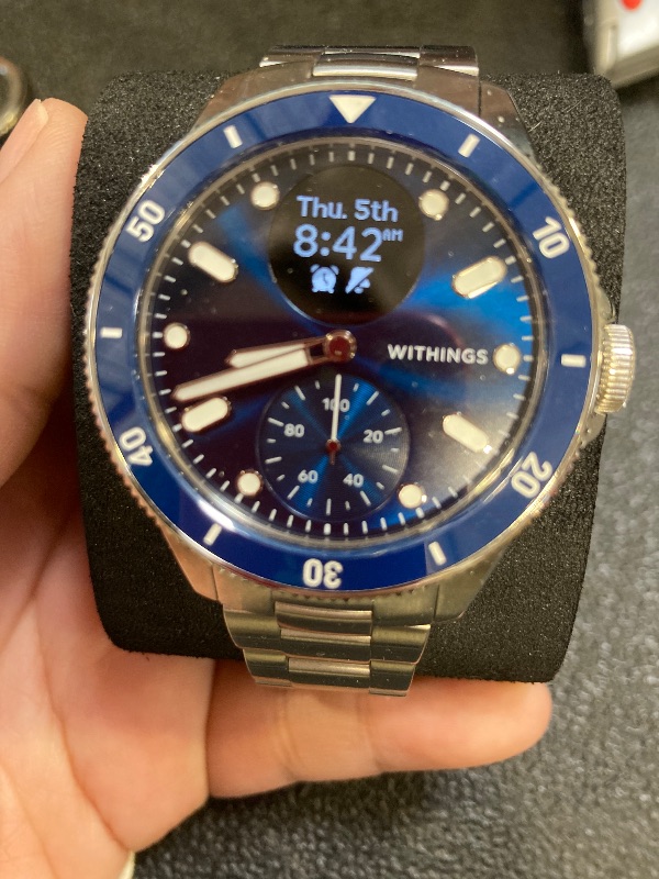 Photo 1 of WITHINGS Scanwatch Nova - Heart Health Hybrid Smart Watch for Men & Women - SPO2, Temperature Monitoring, Sleep, Respiratory Health, Cycle Monitoring, 30-day Battery Life, Apple iOS/Android