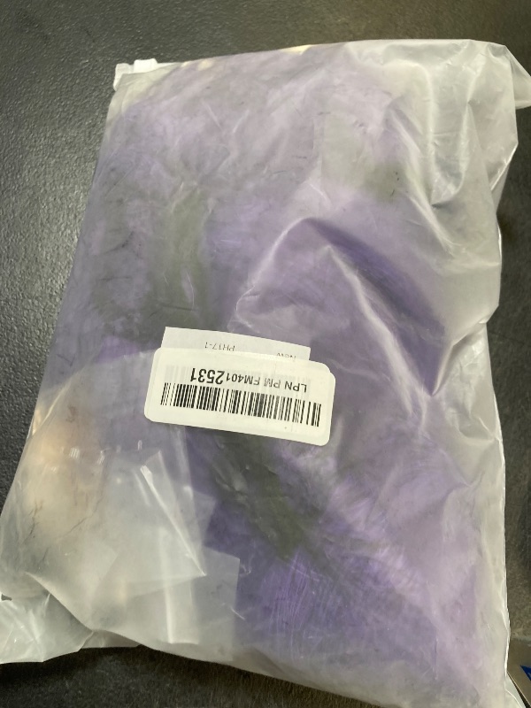 Photo 1 of 33 Inches Long Purple Braid Anime Costume Wig – High Temperature Heat Resistant Silk Fiber – Natural Looking Costume Wig for Halloween Party, Cosplay (Small Size)