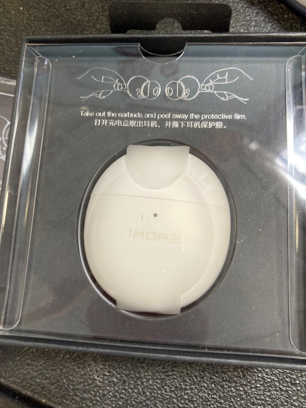 Photo 1 of 1MORE Active Noise Cancelling Earbuds - ComfoBuds Mini Wireless in Ear Headphones, Bluetooth 5.0, Up to 40dB ANC, Clear Calls, Wireless Charging, Waterproof, White