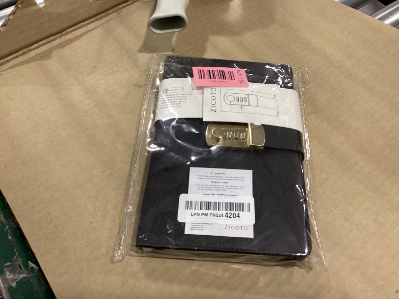 Photo 1 of Aesthetic Diary with Lock – Beautiful Leather Journal with Easy to Change Code Lock & Refillable Pages – Quality Planner for Women with Bookmark & Pen Holder to Securely Protect Thoughts & Memories